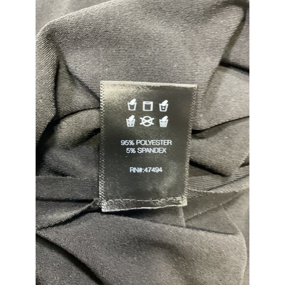 Norma Kamali 'Diana' Black Polyester Mini Dress Size XS - Picture 5 of 5